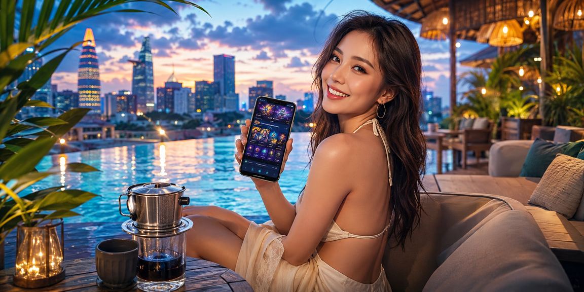 Người dùng đặt cược esports tại quán cà phê Hồ Chí Minh qua điện thoại