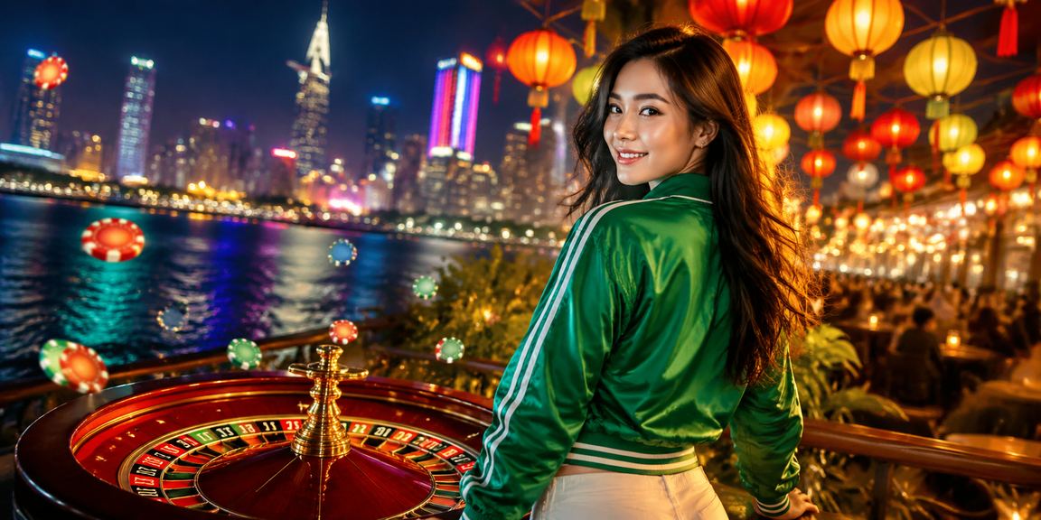 Người chơi roulette tại TP.HCM trong không gian đèn lồng truyền thống Việt Nam