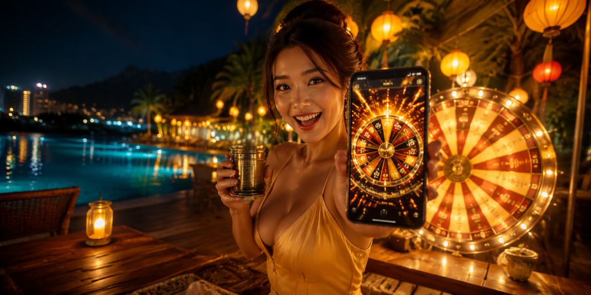 Người chơi roulette tại Hội An thưởng thức cà phê cùng trải nghiệm casino trực tuyến